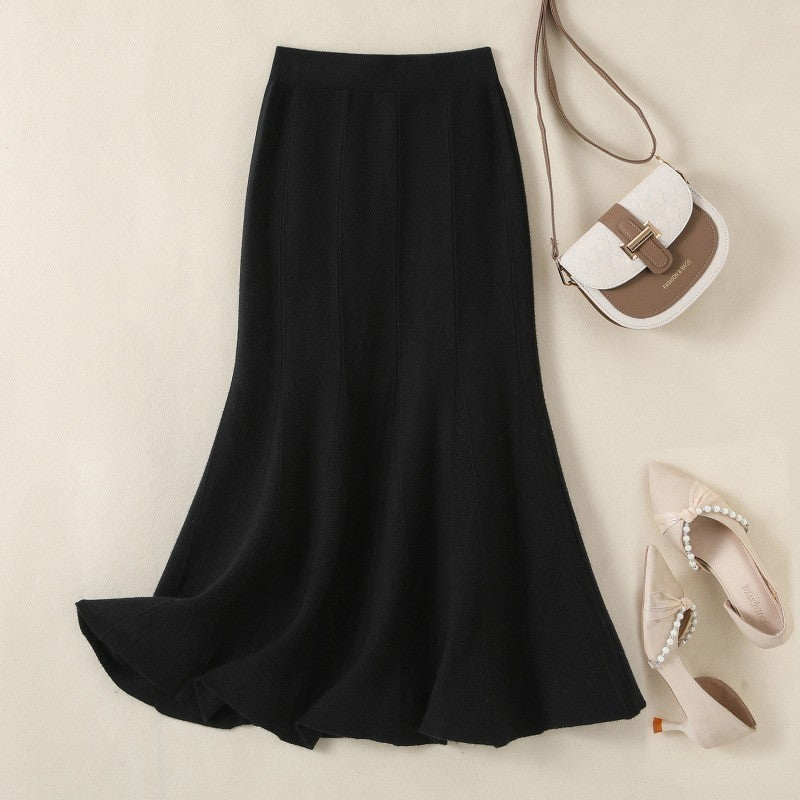 Grace Pleated Knit Skirt