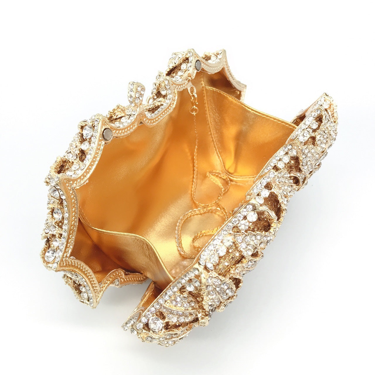 Crystal Rose Evening Clutch