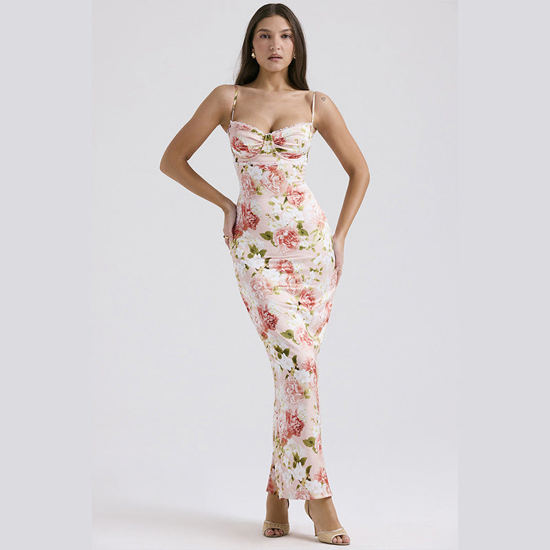 Grace Floral Satin Dress