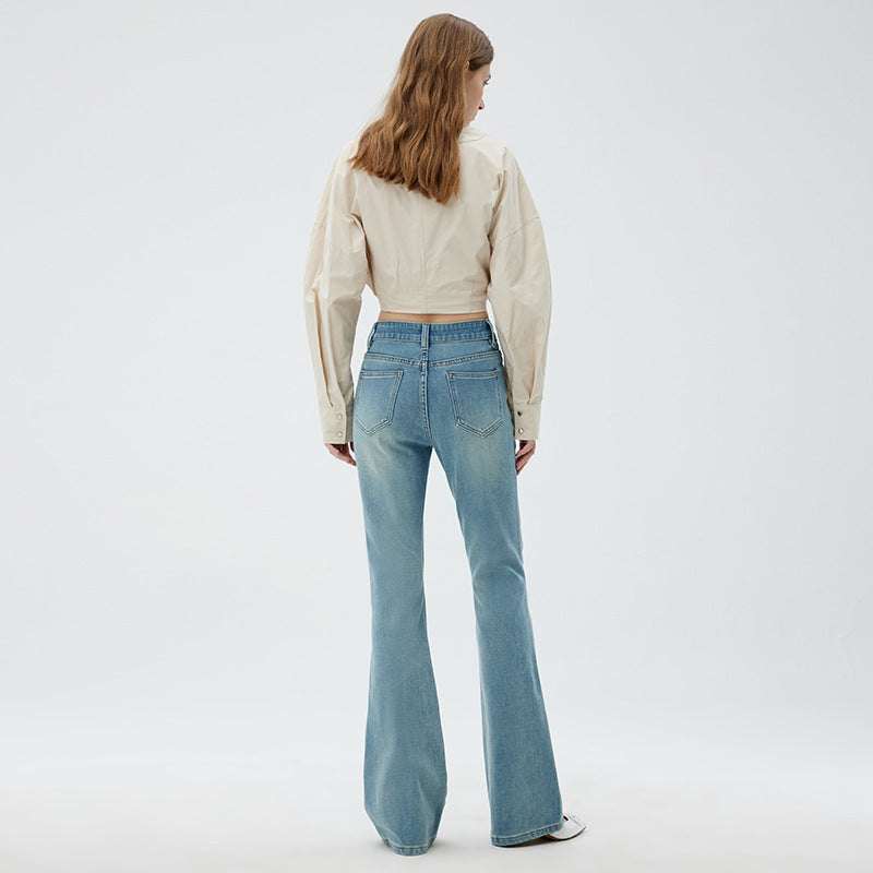 Luxuriöse Skinny-Jeans mit Stretch