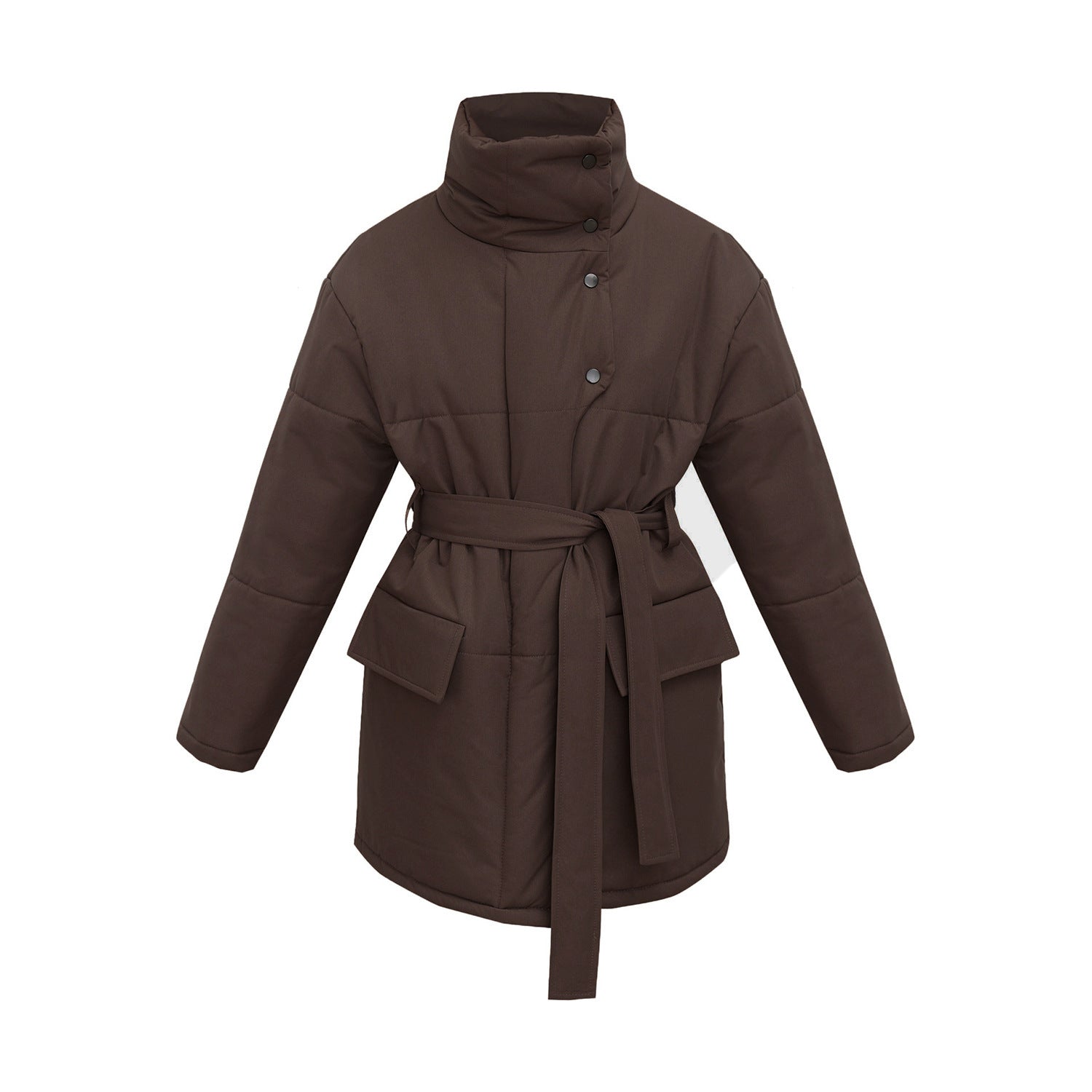 Celeste Belted Puffer Coat