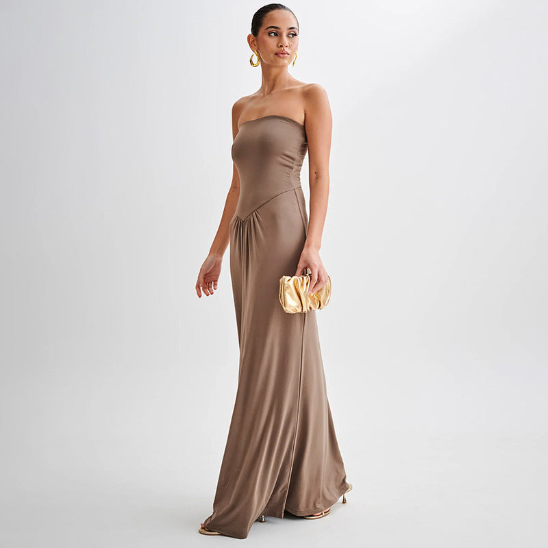 Isabella Strapless Evening Long Dress