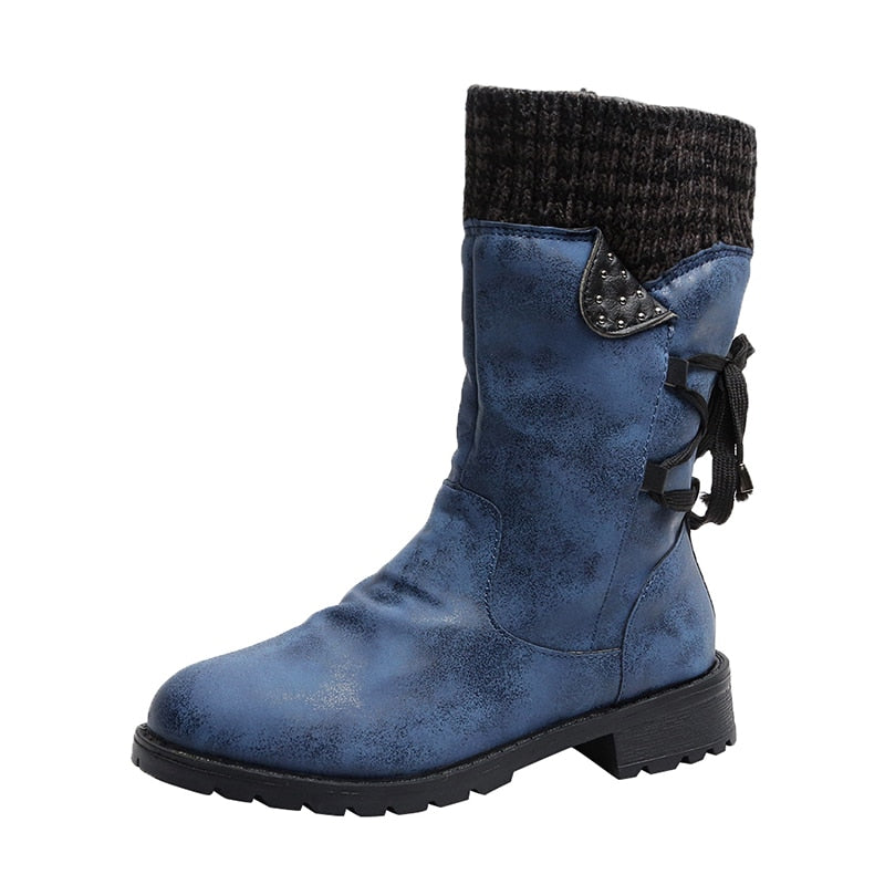 Lily Waterproof Mid-Calf Zipper Boots