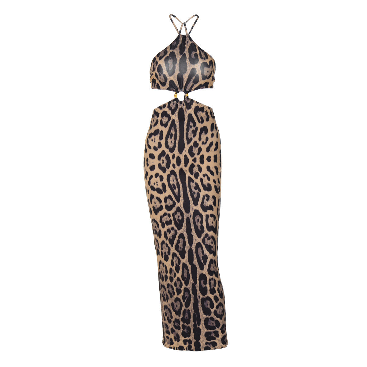 Wild Glam Cutout Maxi Dress