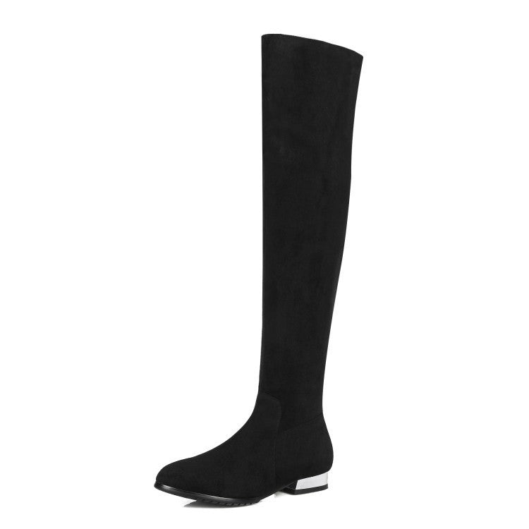 Elegant Over-the-Knee Stretch Boots