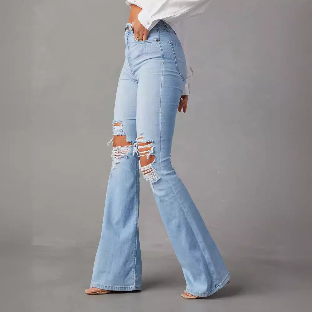 Sofie Temperament Wide-Leg Jeans