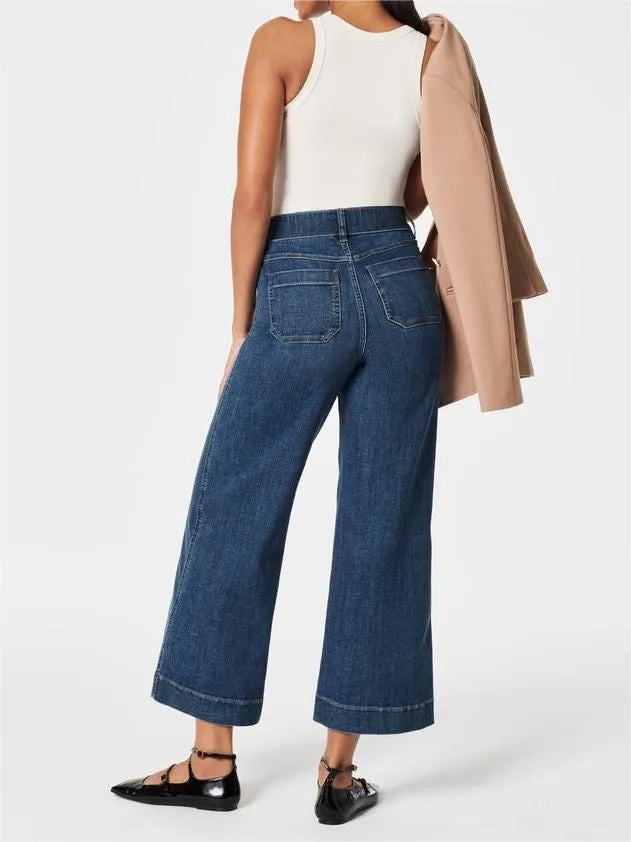 Oprah Wide-Leg High-Waist Jeans