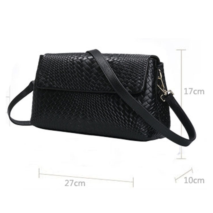 Chic Woven Leather Shoulder Bag