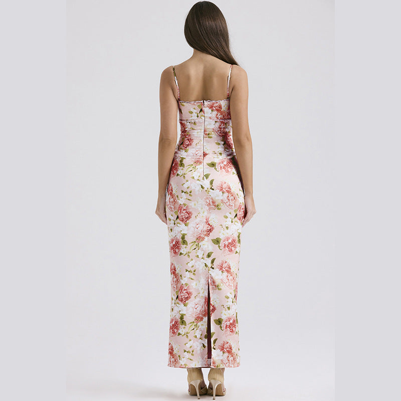 Grace Floral Satin Dress