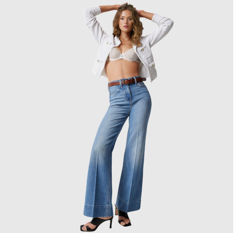 Emma High-Waisted Wide-Leg Jeans