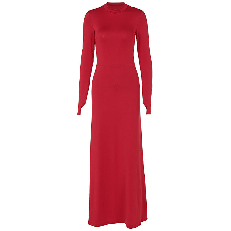 Lila Long-Sleeve Midi Dress