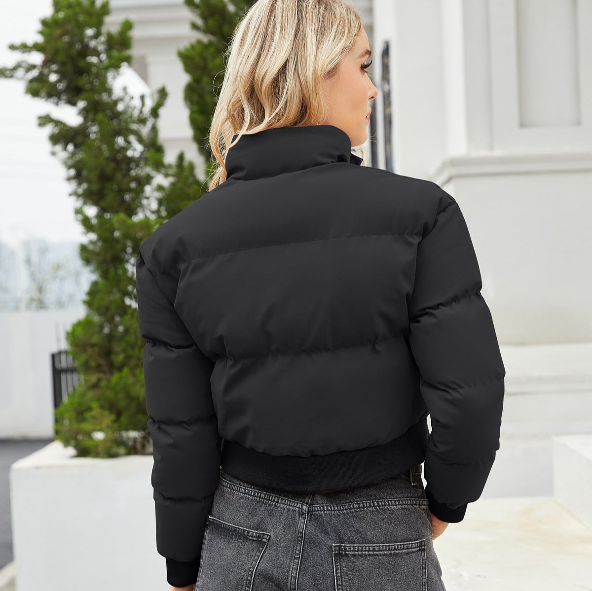 Madison Cropped Puffer Jacket