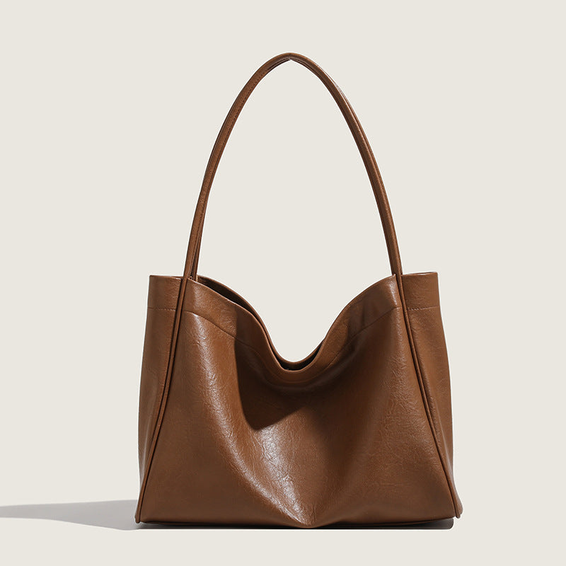 Sophia Classic Leather Shoulder Bag