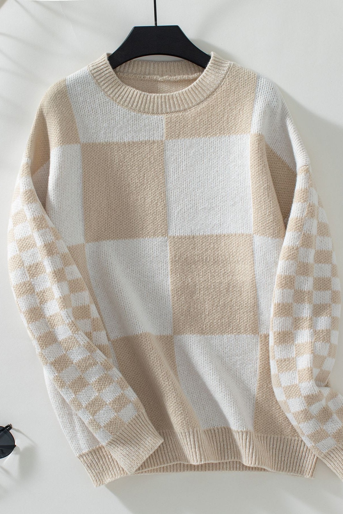 Charlotte Checkerboard Sweater