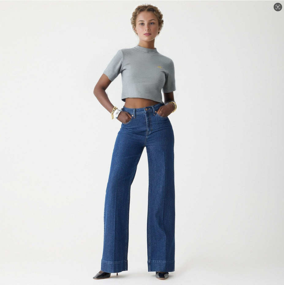 Emma High-Waisted Wide-Leg Jeans