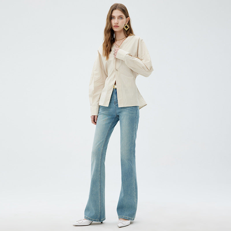 Luxuriöse Skinny-Jeans mit Stretch