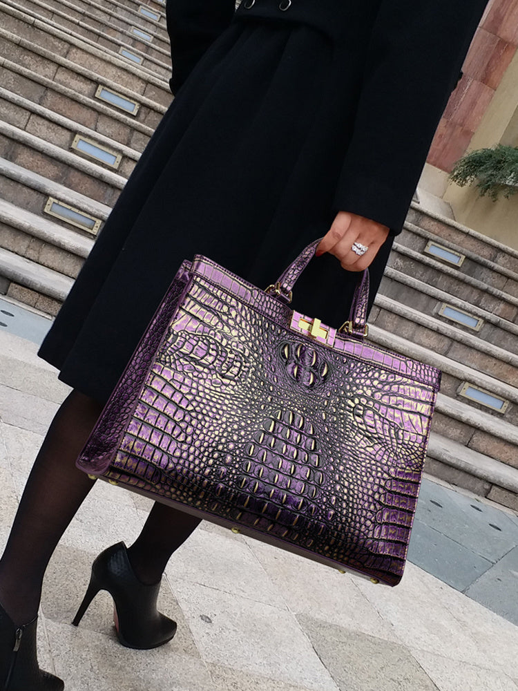 Sac fourre-tout en relief Clara Croc