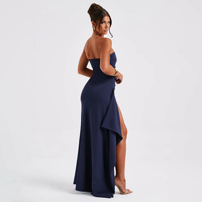 Strapless Split Long Party Dress