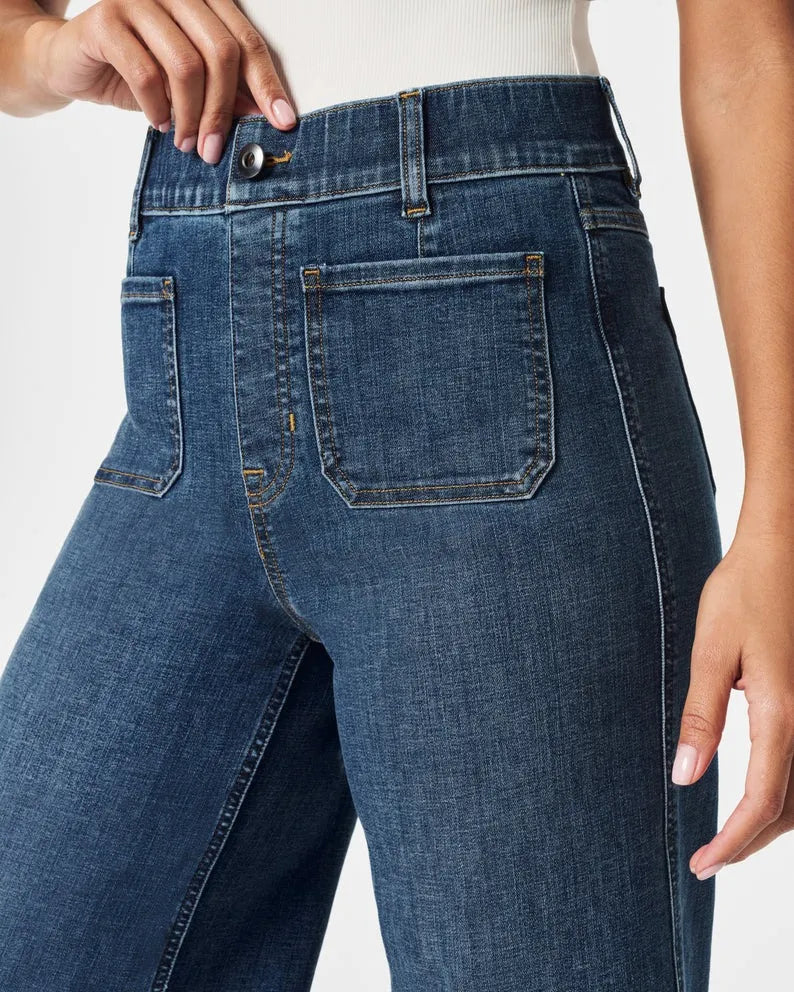 Oprah Wide-Leg High-Waist Jeans