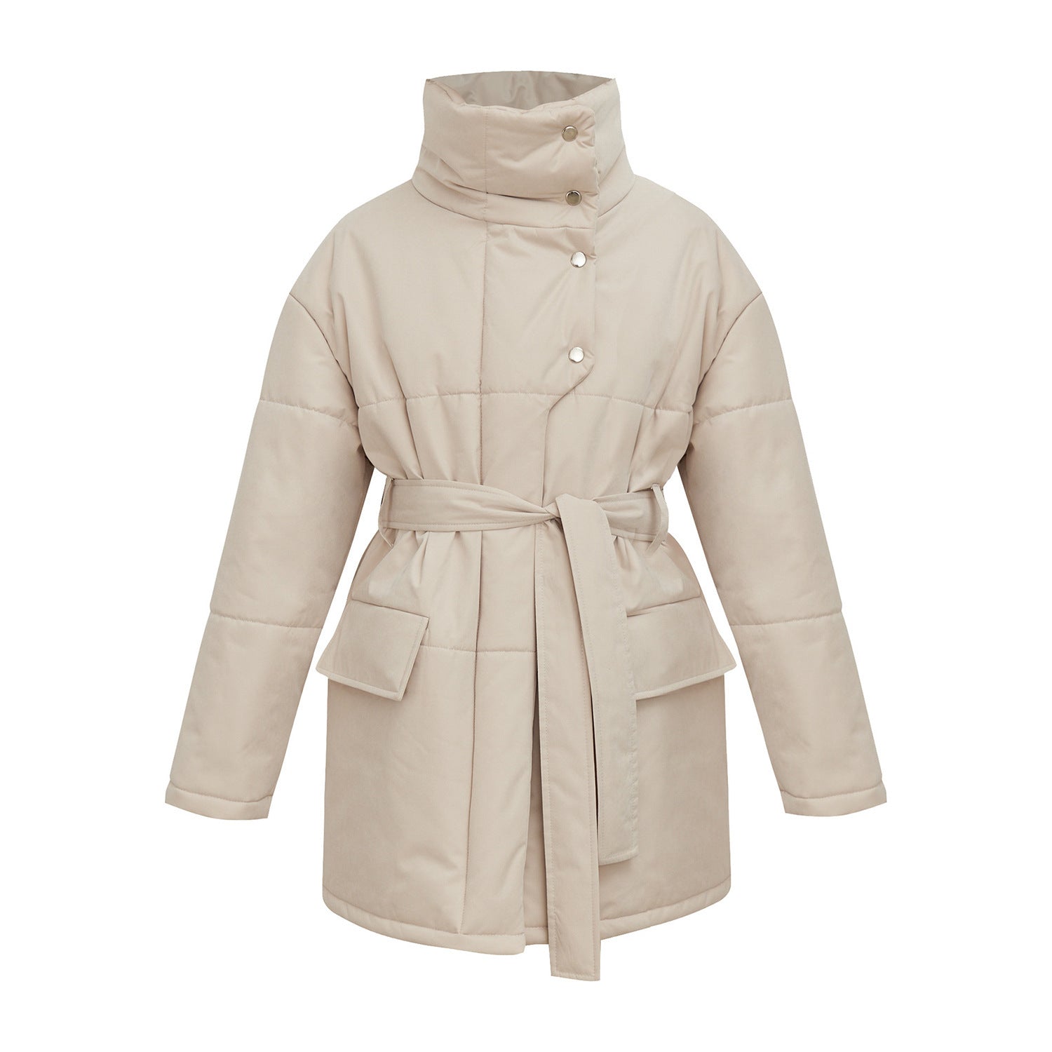 Celeste Belted Puffer Coat