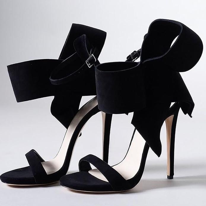 Isabella Satin Bow Stiletto Heels