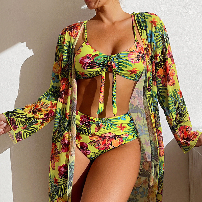 Long Sleeve Swimwear 3-Piece Set