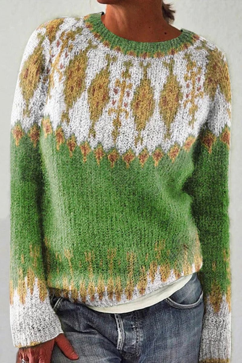 Sophia Fair Isle Knit Sweater