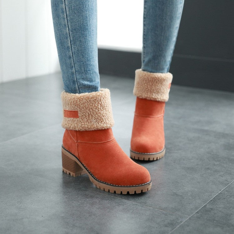 Sofia Faux Fur Ankle Boots