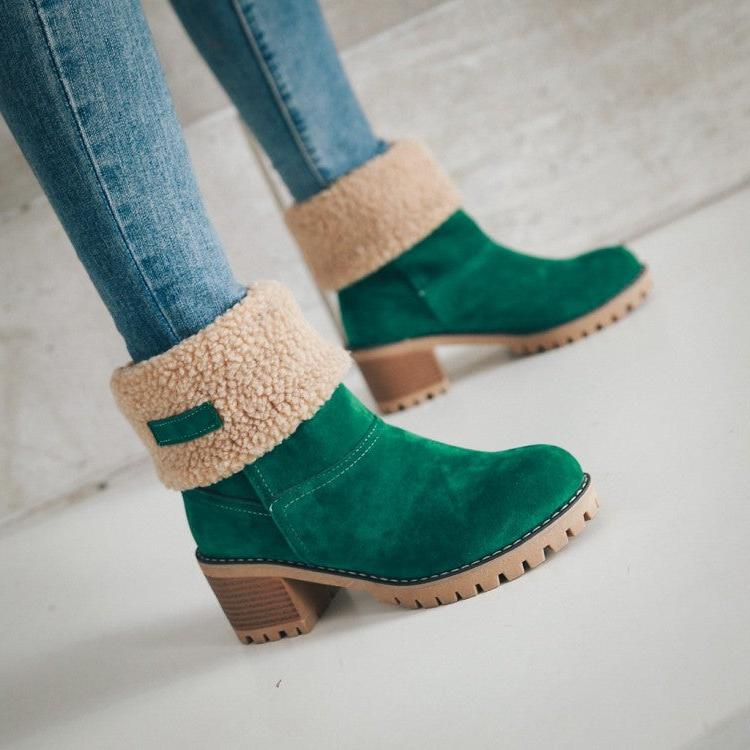 Sofia Faux Fur Ankle Boots