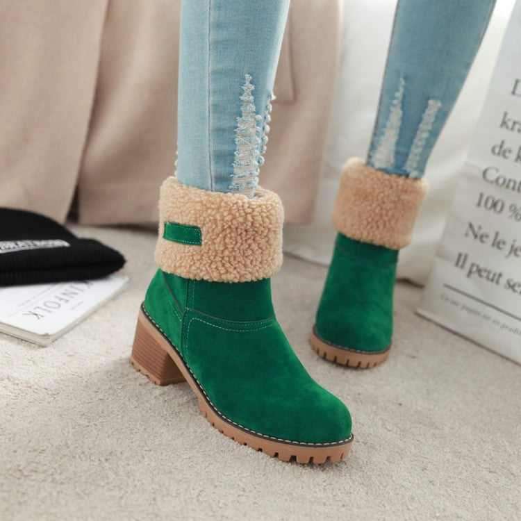 Sofia Faux Fur Ankle Boots