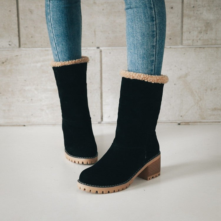 Sofia Faux Fur Ankle Boots