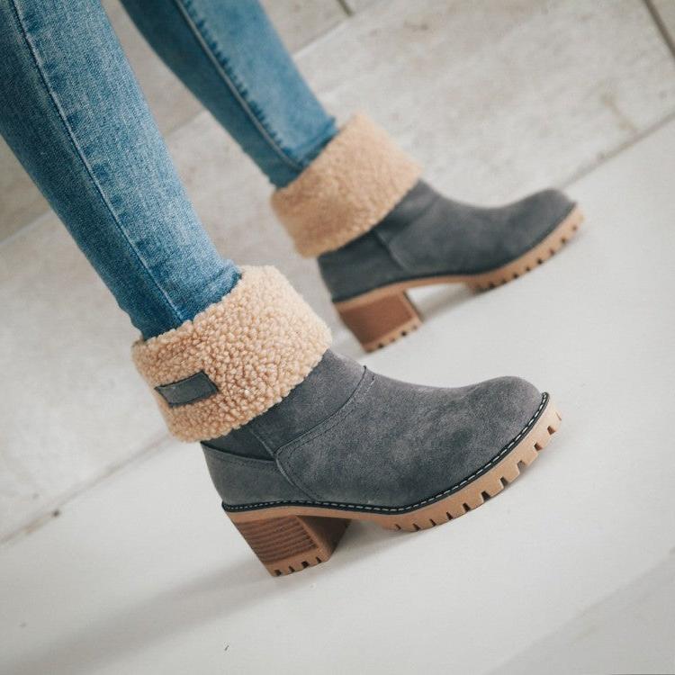 Sofia Faux Fur Ankle Boots