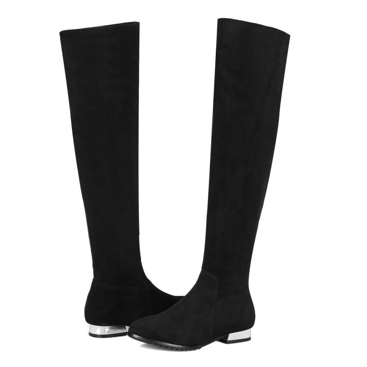 Elegant Over-the-Knee Stretch Boots