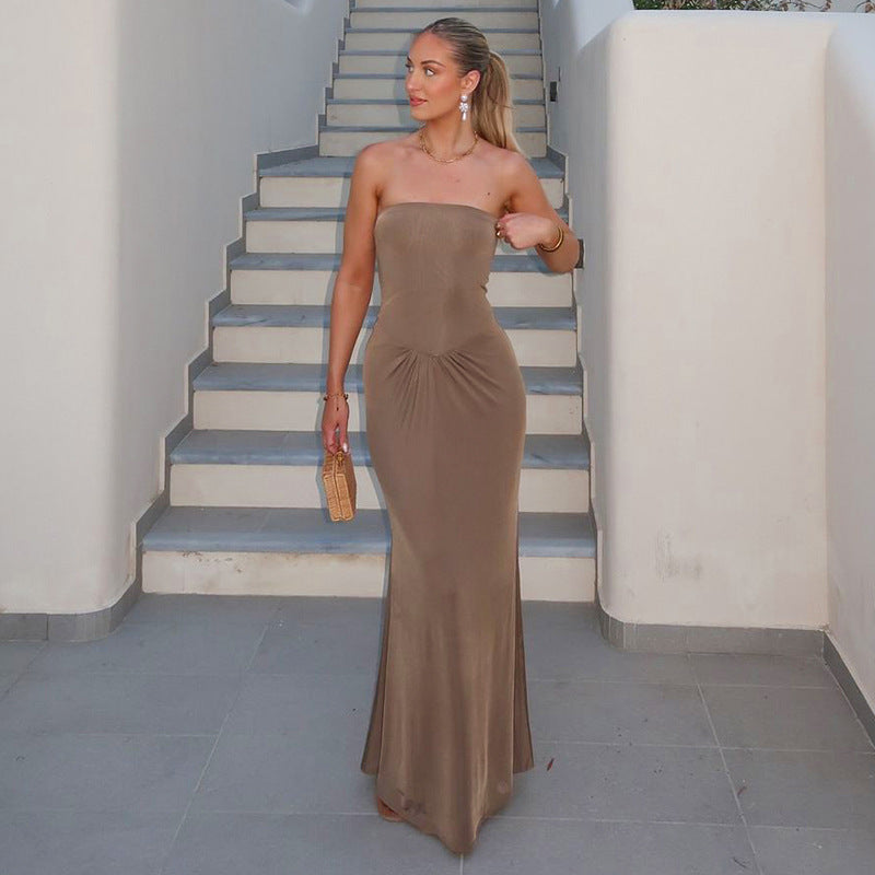 Isabella Strapless Evening Long Dress