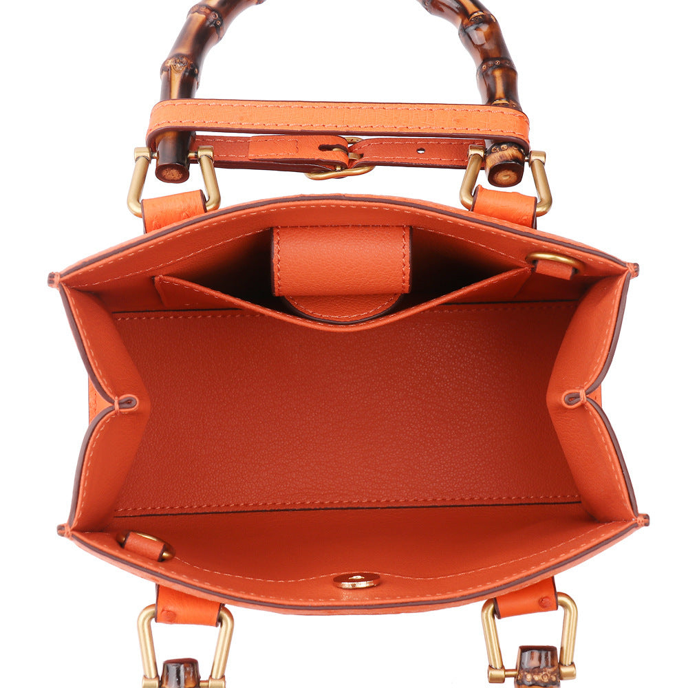 Isabella Bamboo Handle Satchel