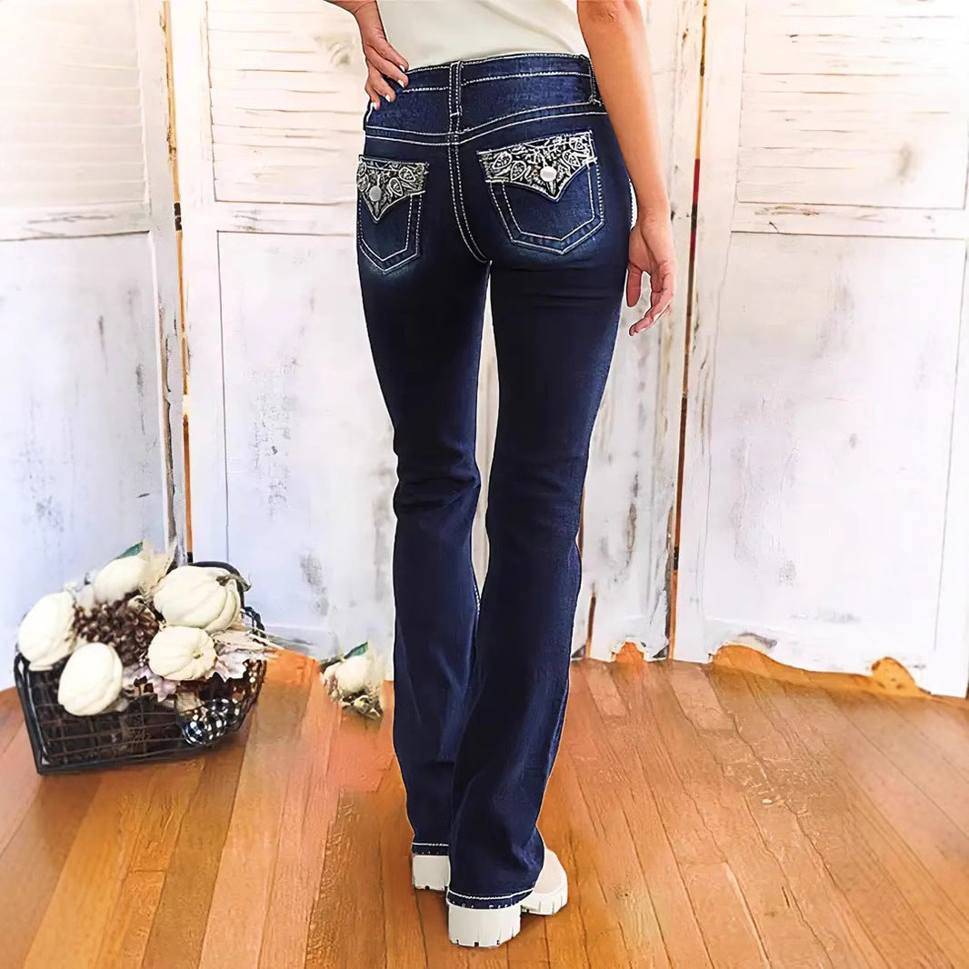 Emma High-Rise Bootcut Jeans