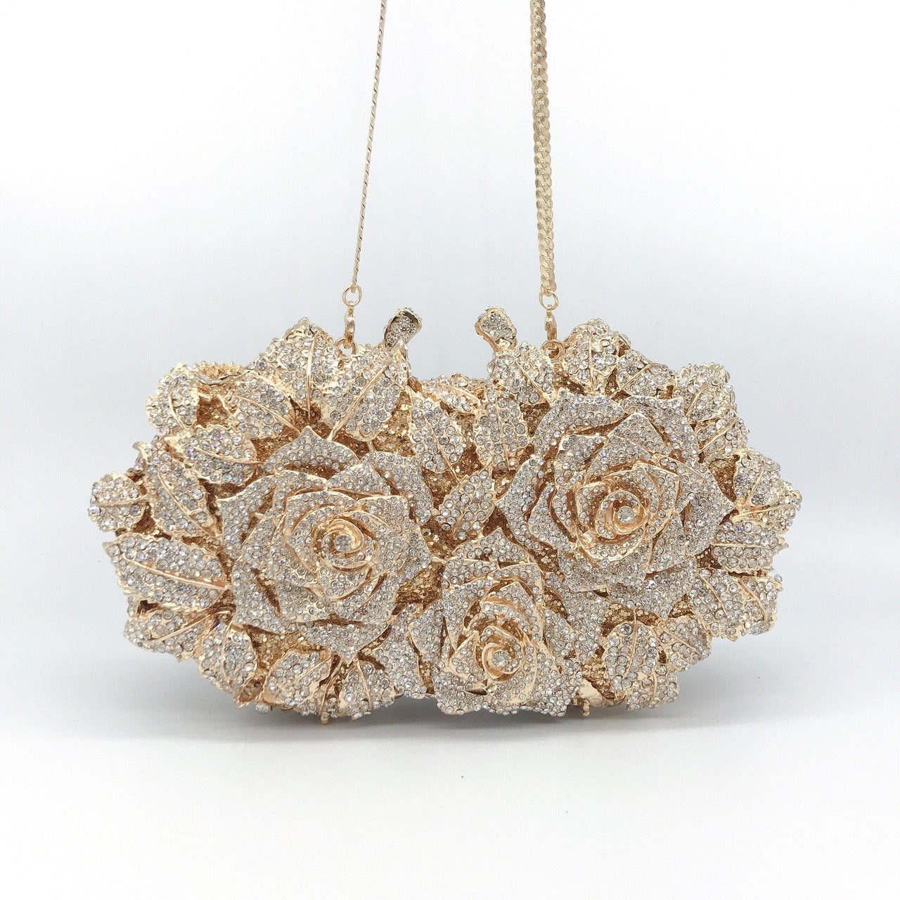 Abendclutch „Crystal Rose“