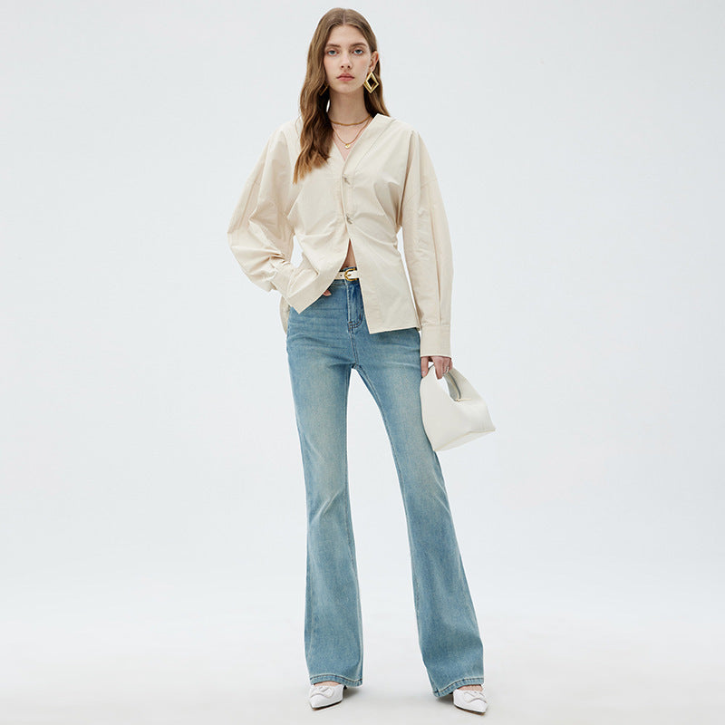 Luxuriöse Skinny-Jeans mit Stretch