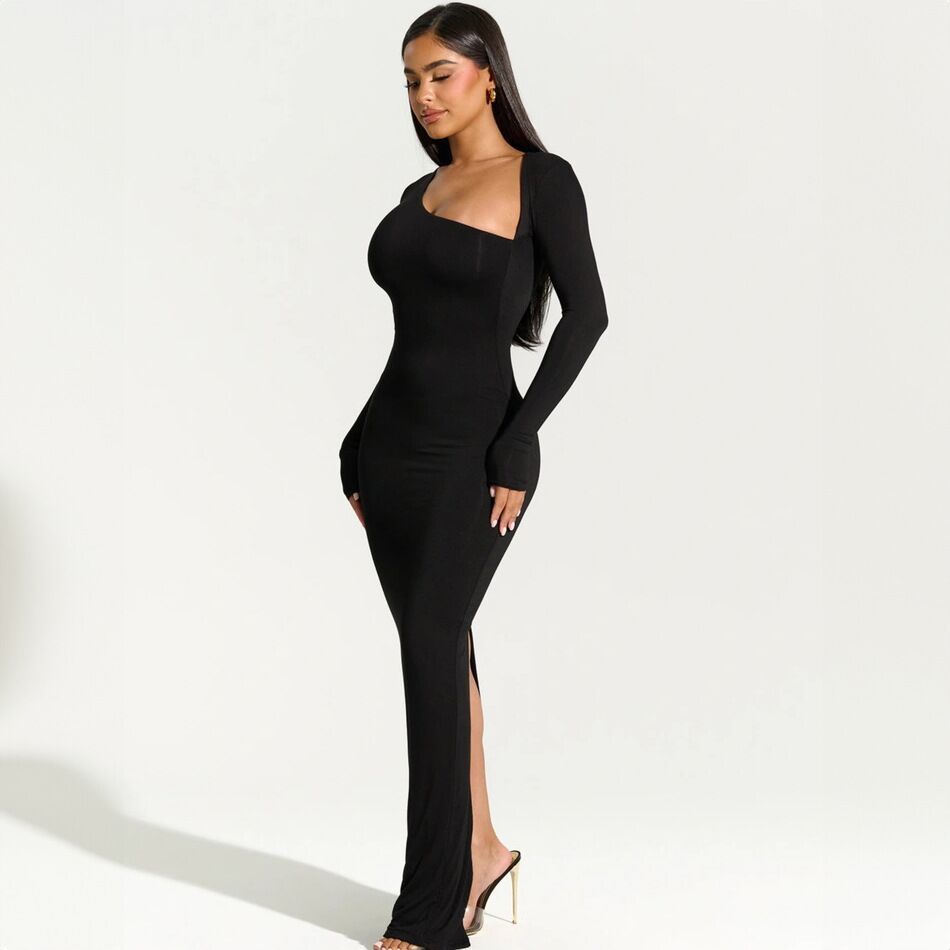 Luna One-Shoulder Maxi Dress