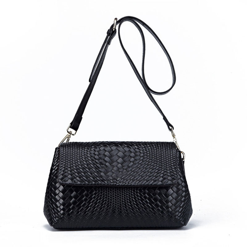 Chic Woven Leather Shoulder Bag