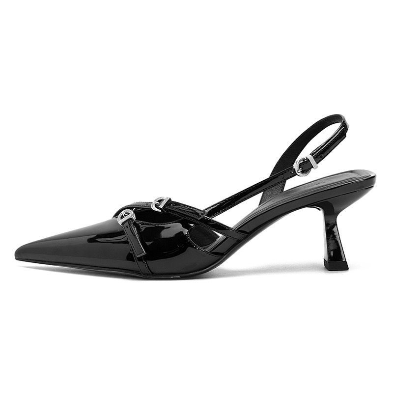 Sophia Patent Slingback Heels