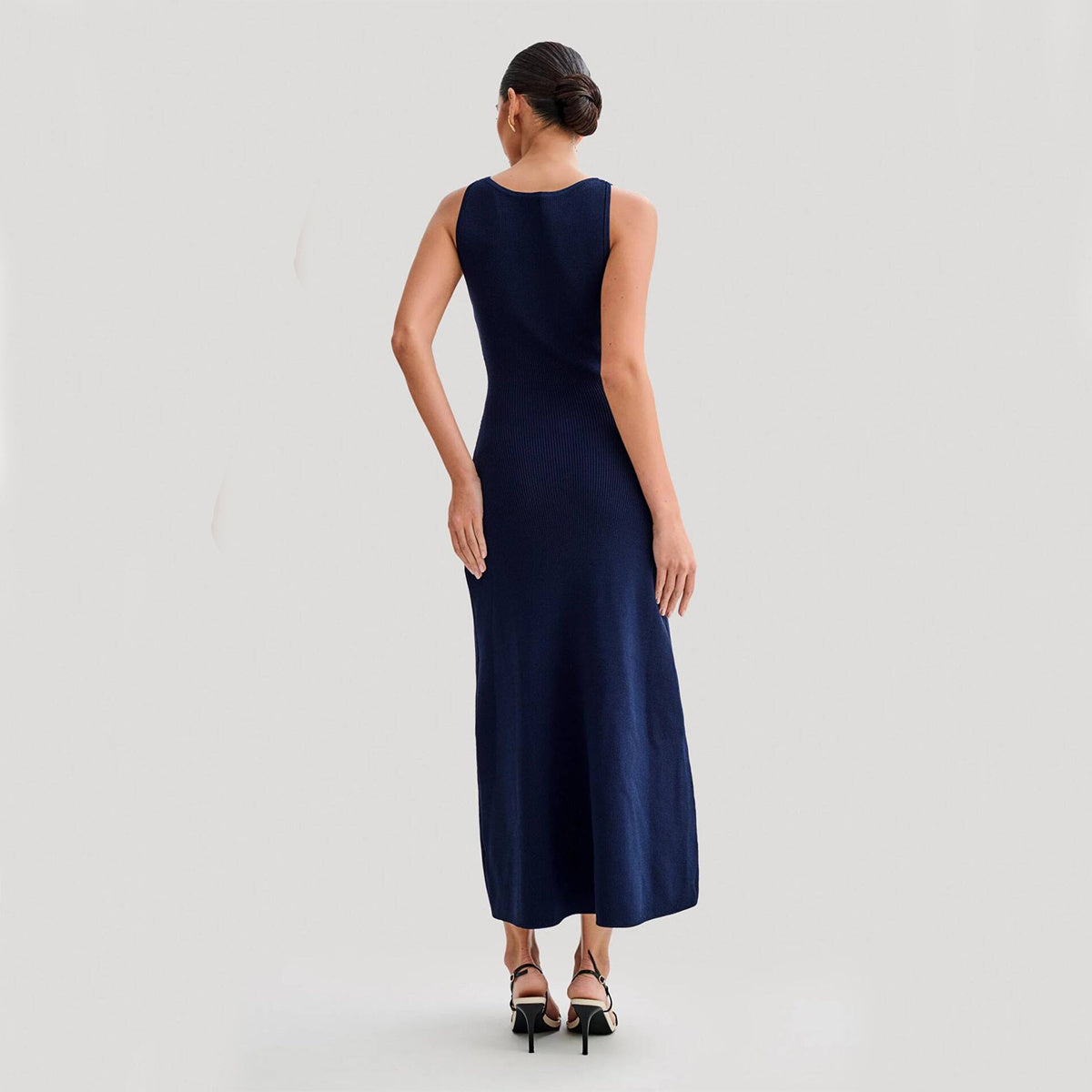 Olivia Button-Front Maxi Dress