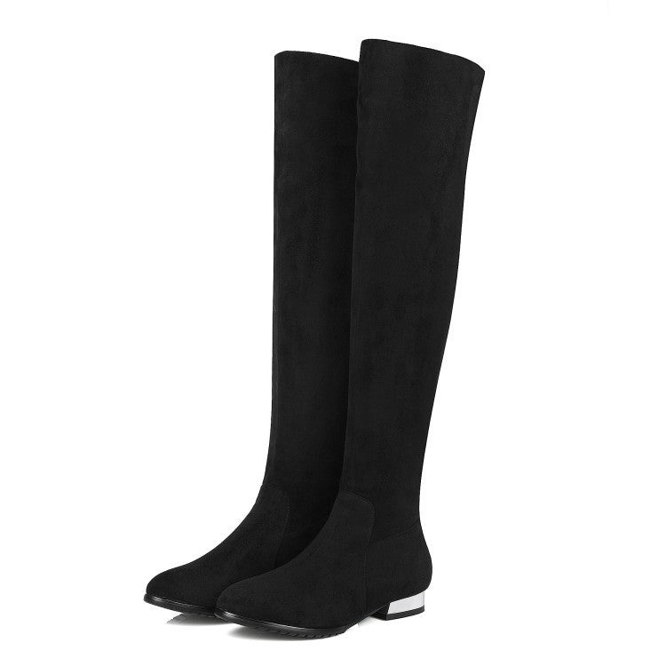 Elegant Over-the-Knee Stretch Boots