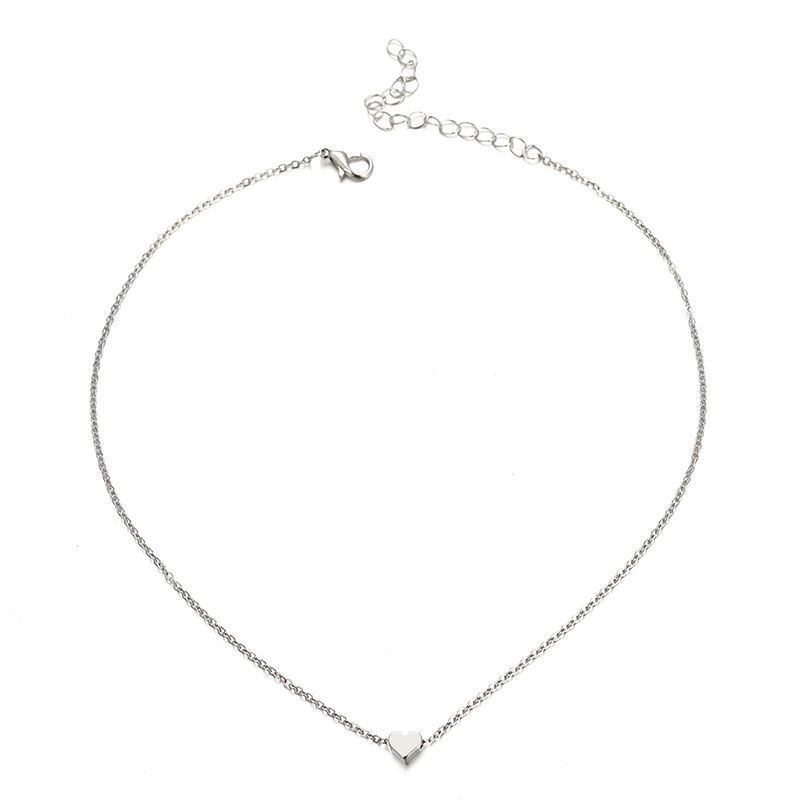 Collier pendentif amour double face