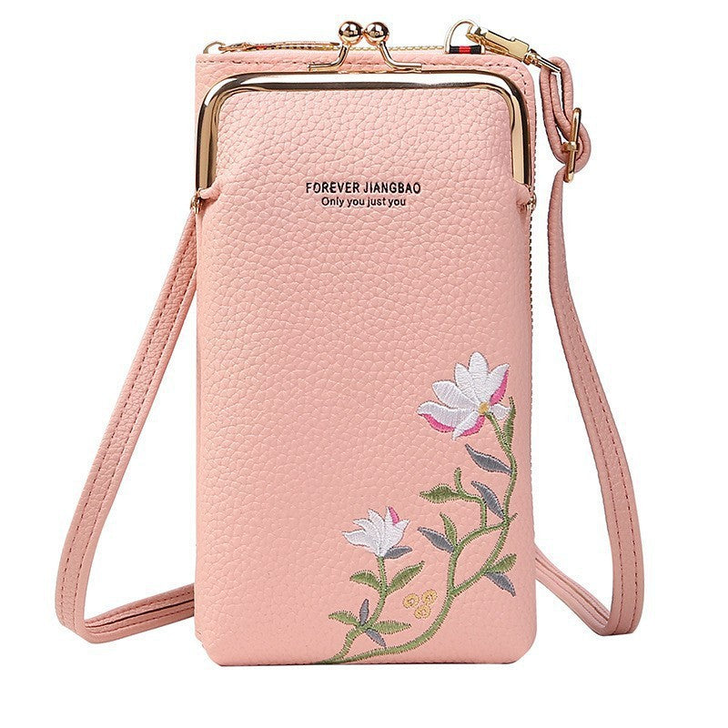 Ella Floral Embroidered Crossbody Bag