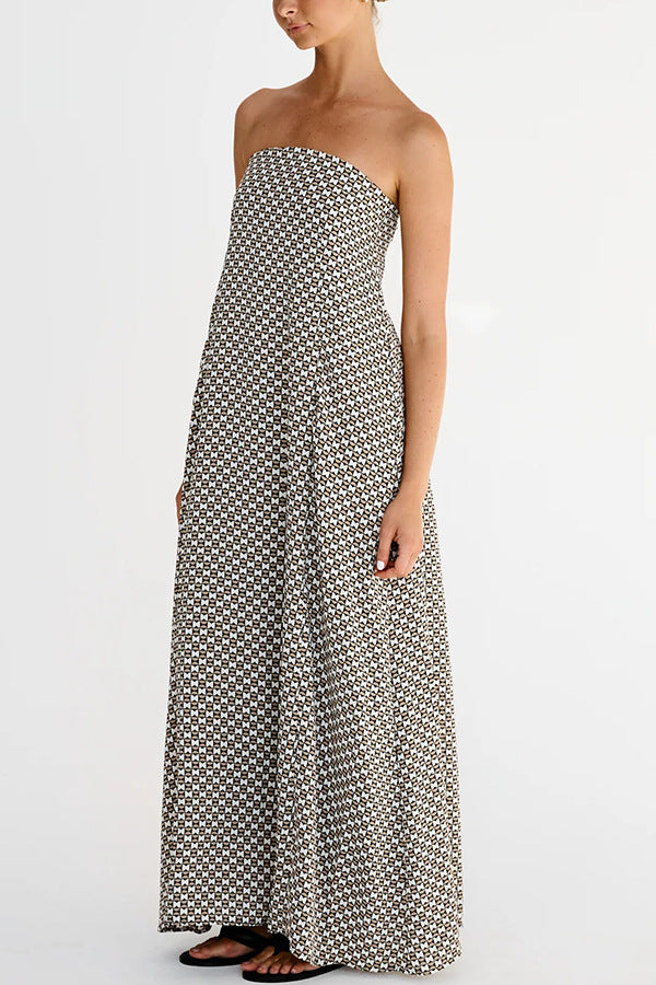 Emily Strapless Maxi Dress