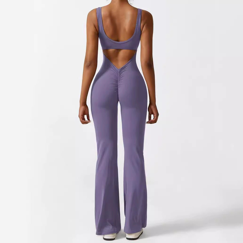 Ariana Flared Fitness Jumpsuit