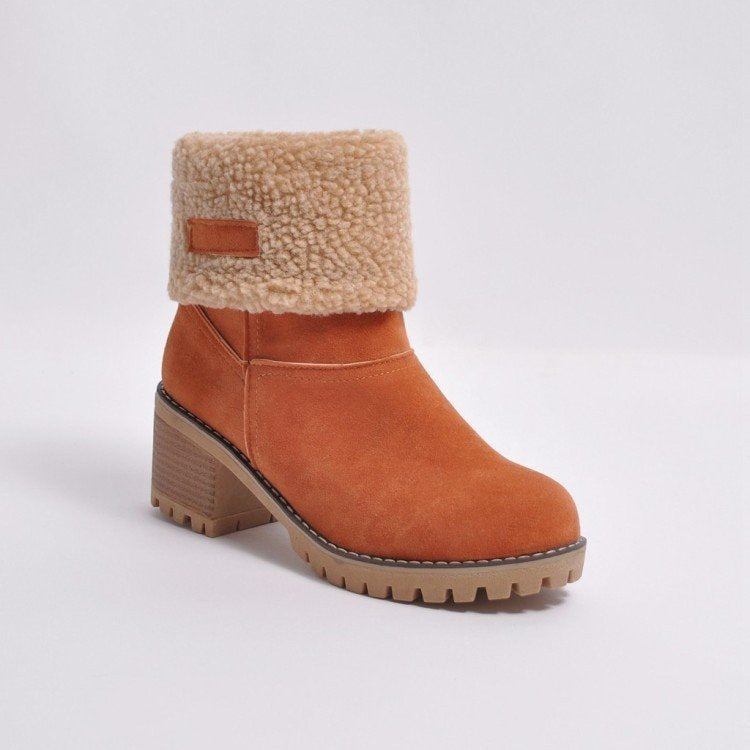 Sofia Faux Fur Ankle Boots