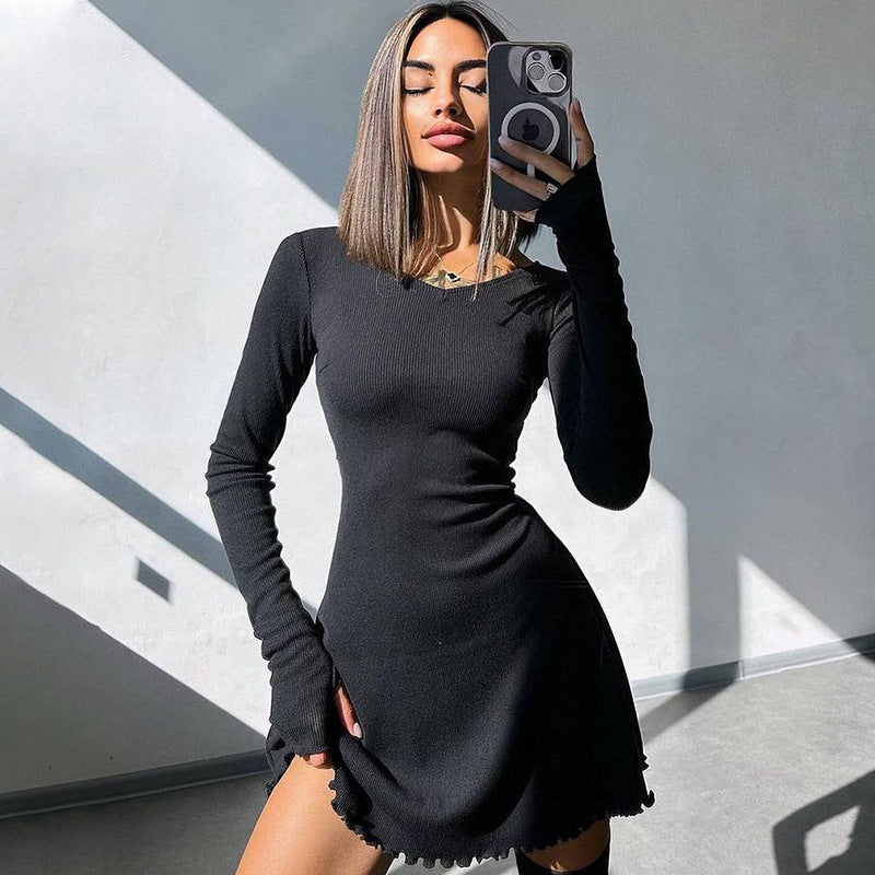 Ava Ribbed Knit Dress