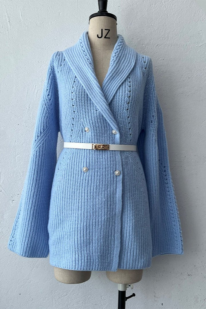 Clara Belted Knit Cardigan